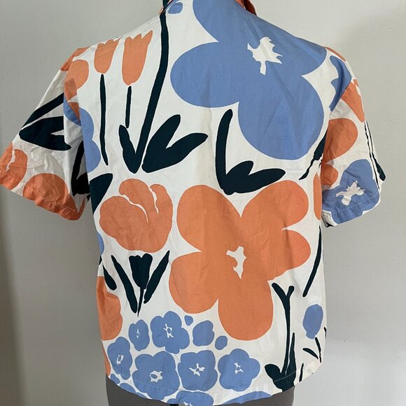 Marimekko and Uniqlo Sz XS Collab Cotton Boxy Blouse Floral Print - Picture 4 of 7